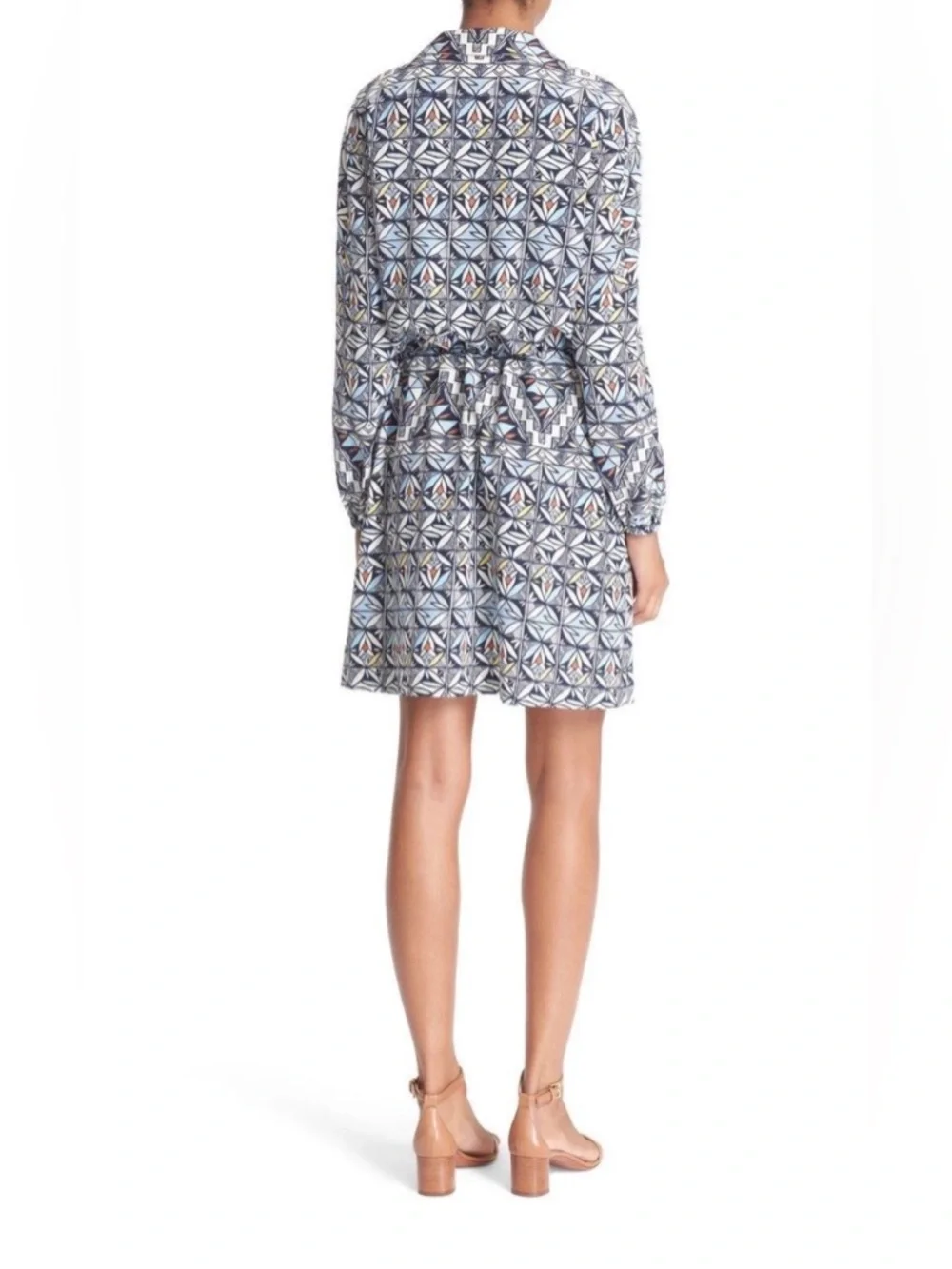 Tory Burch 100% Silk Tunic Dress Size 4 Flawed